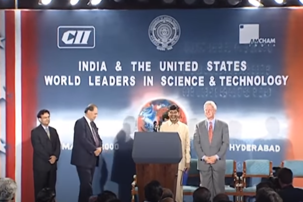 US Prez Bill Clinton visit to Hyderabad – Video