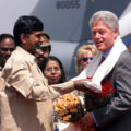 Clinton makes no secret of his admiration for Naidu