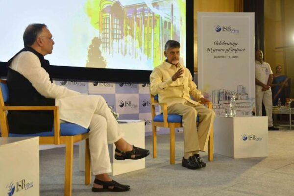 Chandrababu Naidu at ISB’s 20-year Celebrations